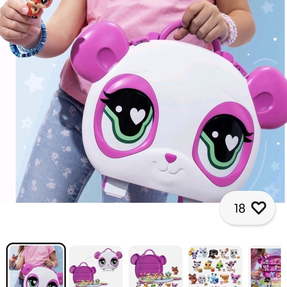 Littlest Pet Shop Collect & Display Collection Set. New With Pets Included